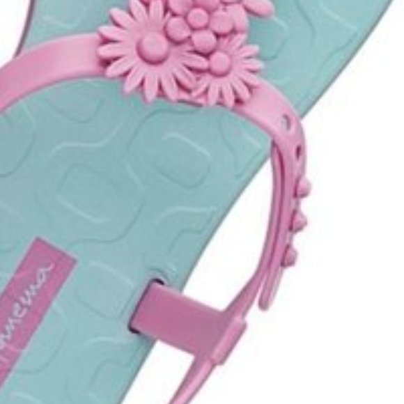 COPY - Ipanema Flowers Sandals Spring-Summer. Blue/Pink-Girls - Picture 3 of 5
